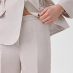 Women's Stone Pocket Detailed Wide Leg Pants
