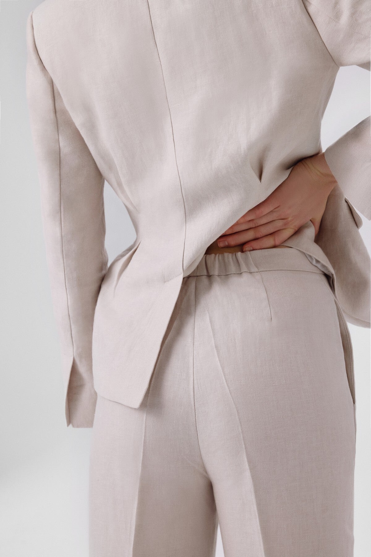 Women's Stone Pocket Detailed Wide Leg Pants