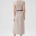 Stone Arch Detailed Sleeveless Long Dress