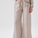 Women's Stonewashed Slit Pants