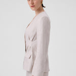 Stone Single-Button Women's Blazer Jacket