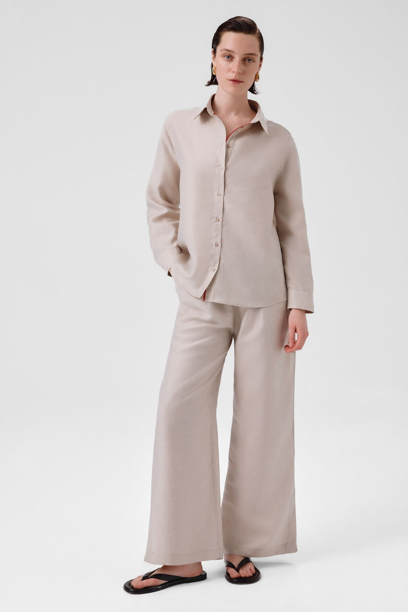 Stone Long-Sleeved Women's Shirt