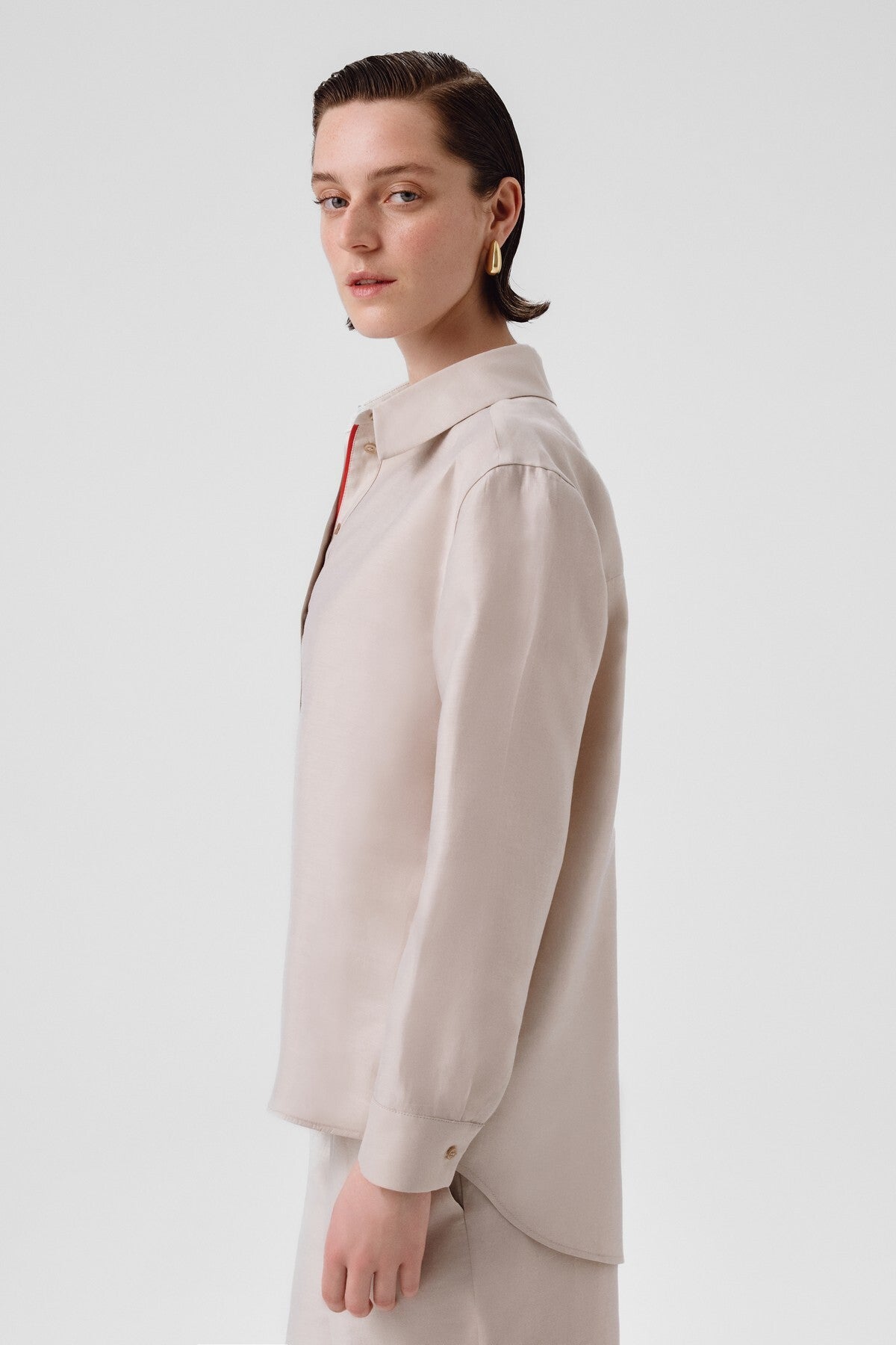Stone Long-Sleeved Women's Shirt