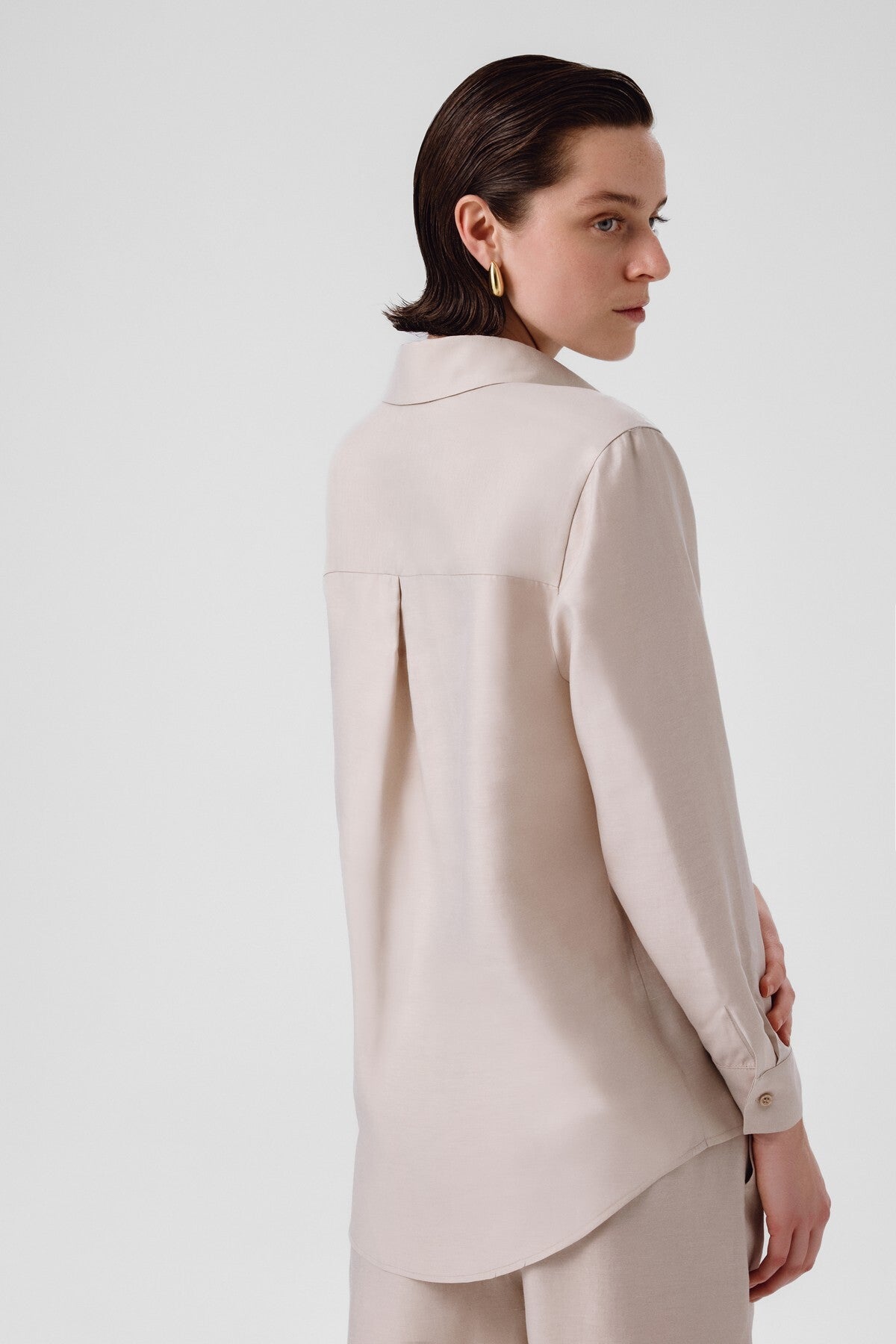 Stone Long-Sleeved Women's Shirt