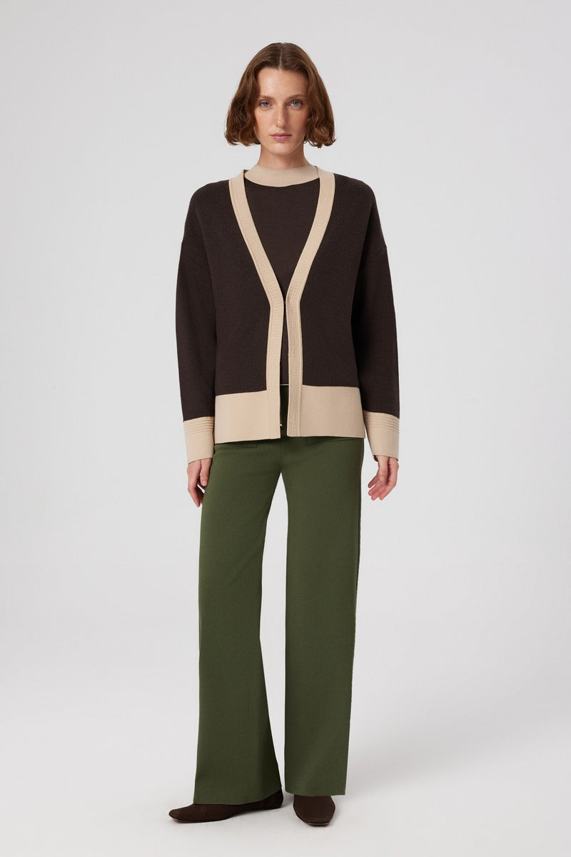 Green Pocket Detailed Zipper Women's Pants