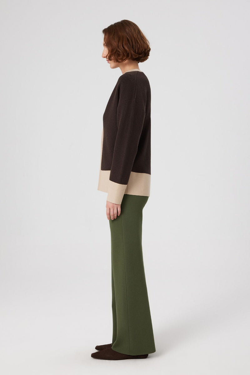 Green Pocket Detailed Zipper Women's Pants