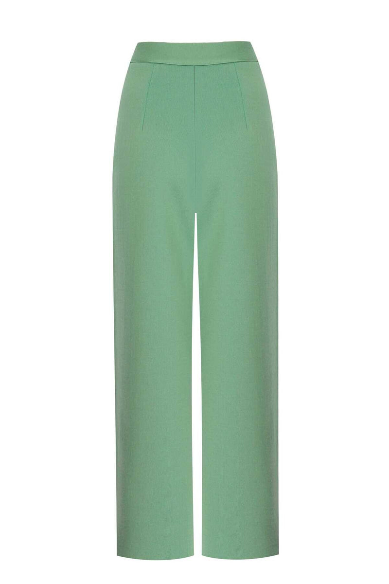 Green Short Legged Women's Pants